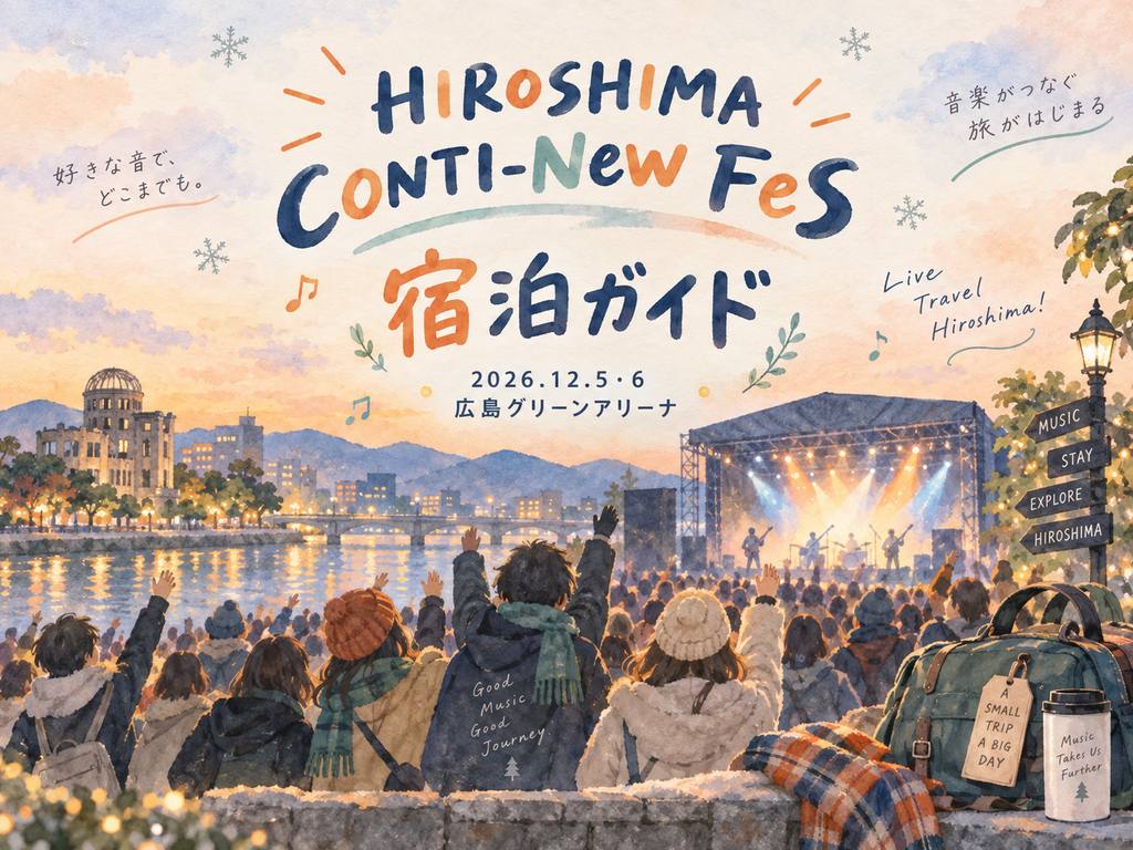 HIROSHIMA CONTI-NeW FeSの公演をイメージしたイラスト
