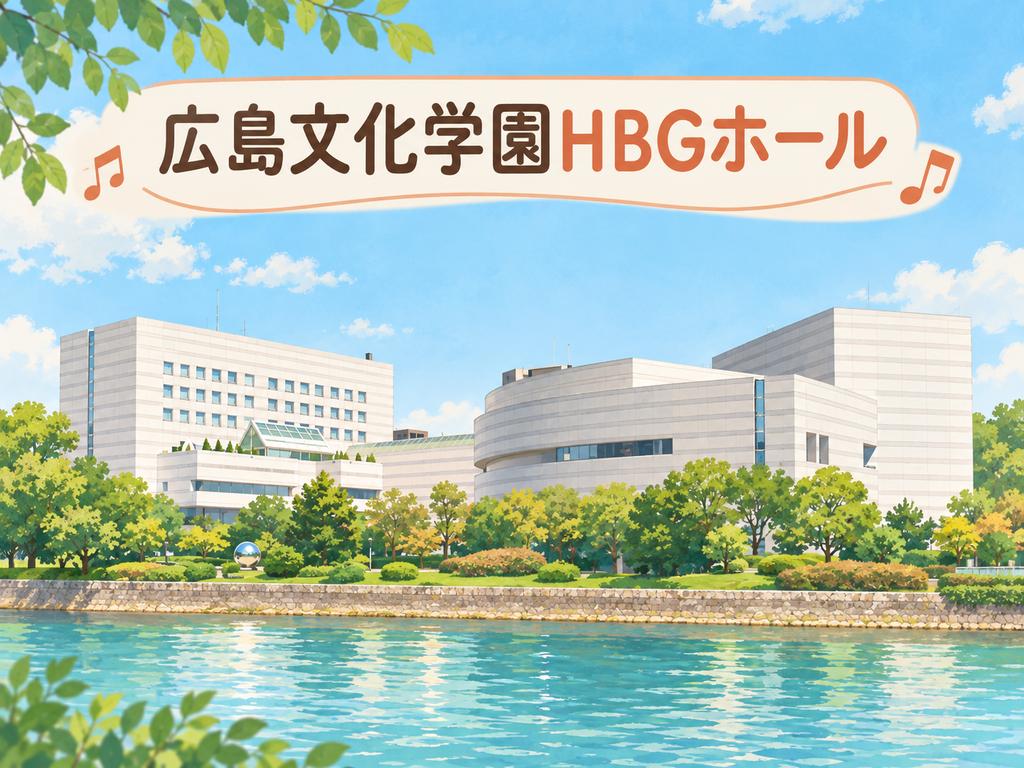 広島文化学園HBGホールのイラスト