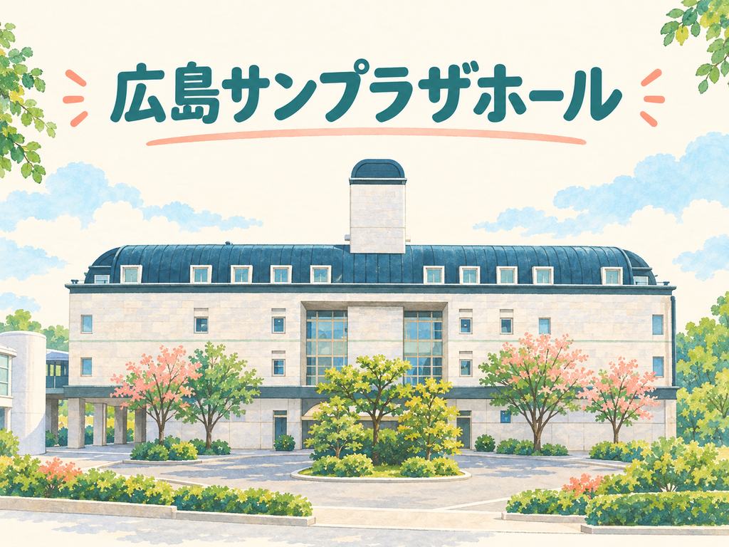 広島サンプラザホールのイラスト