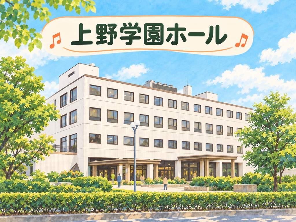 上野学園ホールのイラスト