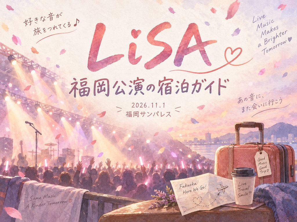 LiSAの公演をイメージしたイラスト