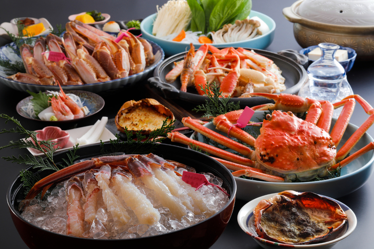 かにの宿 丸世井 料理例